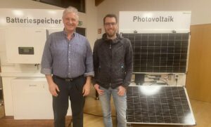 Michael Busch und Christian Happel bei der Fa. Gallo